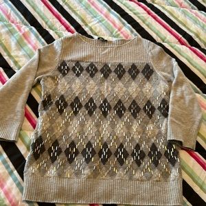 Beaded Wool-Blend Sweater